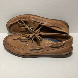 Sperry Authentic Original Men Boat Shoe Top-Sider Loafer Sahara Leather Sz 11